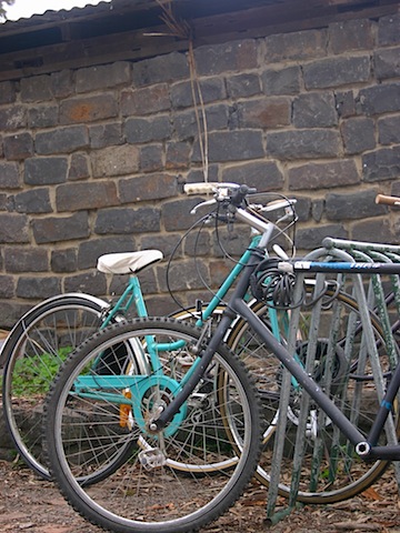 Bikes at CERES environmental park
