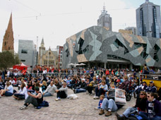 AFL Grand Final at Fed Square 2007