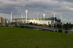 MCG Melbourne in autumn light