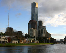 Melbourne Southbank Yarra river