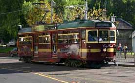 Melbourne city circle tram
