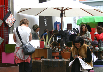 Rose Street Artist Market stall