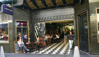 Entry to the historical Royal Arcade Melbourne