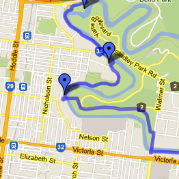 Yarra Trail Map