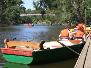 Row Boats at Studley Park Boathouse