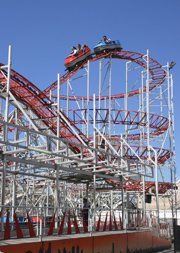 Luna Park Melbourne Roller Coaster