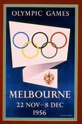 Melbourne Olympic games poster