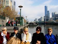 Melbourne river cruise at Southbank