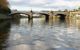 Yarra River and Princess Bridge Melbourne, Australia