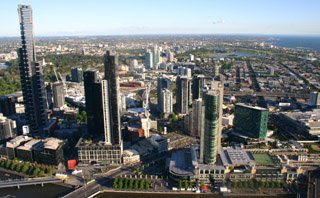 View from Melbourne Observation Deck